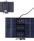 Badass Solar And Wind Power Generator For Electric Bikes Features Tough Aluminum Construction Shockproof Build features solar panel and fan