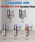 Quick Release Mini Motorhead For Dyson V8 V7 V10 V11 Vacuums, Snap On Brush Head Accessory compatible models image