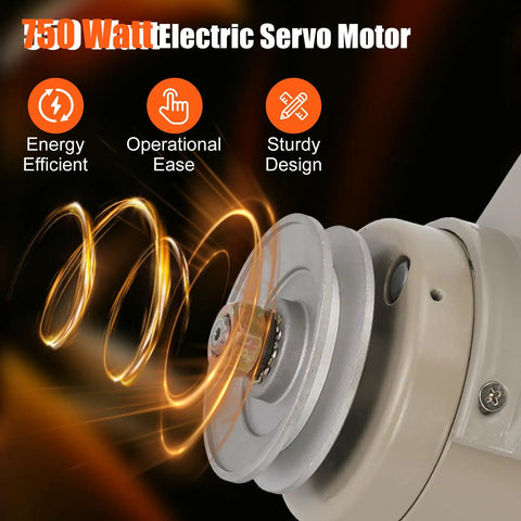 Beast 750W Sewing Machine Servo Motor For Industrial Use, AC110V, Three Quarter HP, 3450RPM, Carbon Brush Design