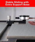 0.01mm Precision Table Saw Gauge Dial Indicator For Dead On Blade Alignment And Miter Slot Calibration, close-up view