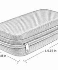 Lightweight Tough All In One Case For DISTO D2 330Ft And DISTO D1 120Ft Laser Distance Meters, PEVA case 5.75 x 2.8 x 2.055 in