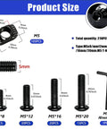 All In One M5 T Nuts And Bolts Kit For 2020 Aluminum Extrusion Hardware With Hammer Head M5 T Slot Nuts And M5 Hex Socket Screws
