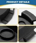 Close-up details of Front Bumper Tow Hook Cover For BMW X5 E70 2011 2012 2013 Right Passenger Side Unpainted Towing Eye Cap