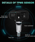 315MHz TPMS Tire Pressure Sensor for Ford Escape 2005 2011 Edge, No Programming Required, OE Quality Sensor With Accurate Readings, Durable Tire Sensor Built To Endure All Weather Conditions And Long Lasting Performance, close-up