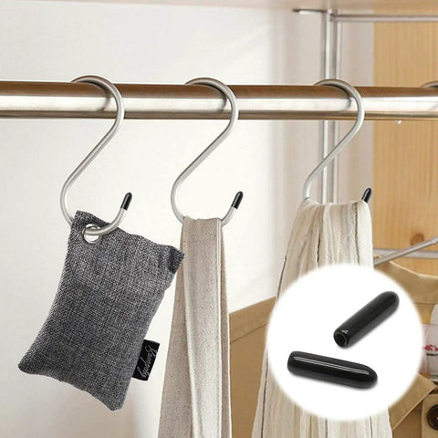 2mm ID Black Screw Thread Protectors, 15mm Length, 120 Pack, Keep Bolt Threads Safe And Clean, Prevent Stripped Ends And Cross Threads, Durable Caps For Fasteners, DIY Projects And Home Repairs on black hanger tips