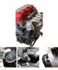 Upgrade Your Honda Ride With This Premium Aluminum Idler Pulley Kit EP3 Style To Stop Engine Rattle And Slash Wear For Smoother Power And Better Mileage Without Breaking The Bank Today. Honda K-series engine pulley kit installed