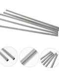Five Piece Threaded Extension Rod Kit For Pendant Lighting And Ceiling Fixtures Chandelier Install Hardware Silver Hollow Rods