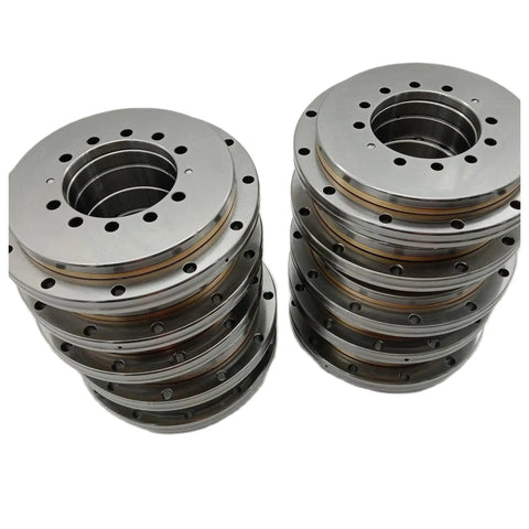 Top Shelf Yrt Rotary Table Bearing P2 P4 Precision Class stacked metallic rings for CNC and robotic applications.