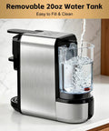 Side view of Single Serve Espresso Machine for Nespresso Pods Compatible with Original and Other Brands, 20 Oz Water Tank