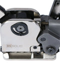 No Sweat Heavy Duty Manual Steel Strapping Tool Latching Half Inch To Three Quarter Inch Bands Without Any Buckles close-up view