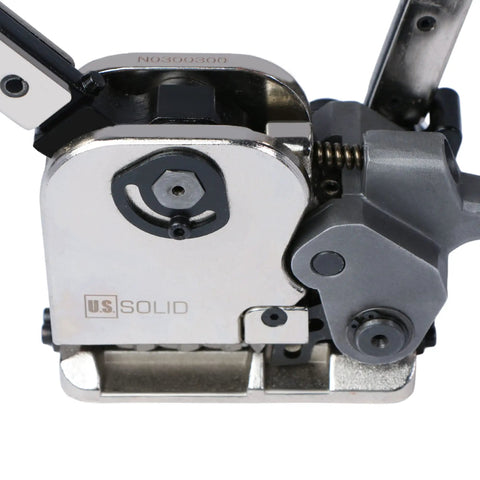No Sweat Heavy Duty Manual Steel Strapping Tool Latching Half Inch To Three Quarter Inch Bands Without Any Buckles close-up view