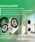 Top Tier Washer Seal Bearing Kit Knockout Durability Heavy Duty Tub Bearings Zero Hassle Mount for smooth laundry repairs