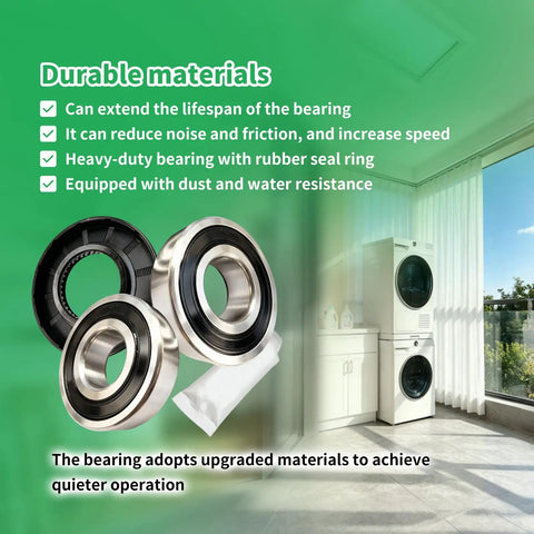 Top Tier Washer Seal Bearing Kit Knockout Durability Heavy Duty Tub Bearings Zero Hassle Mount for smooth laundry repairs