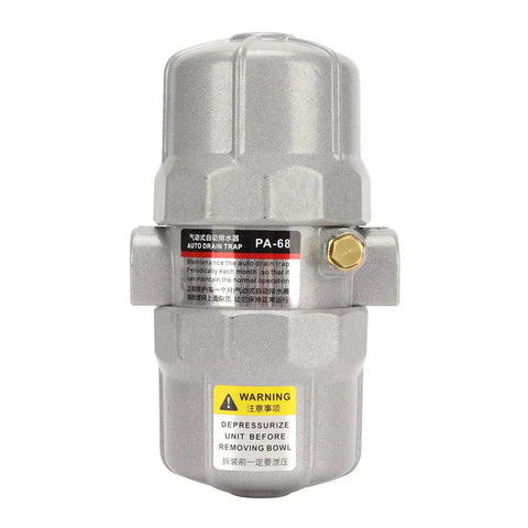 Automatic Drain Valve For Pneumatic Systems With Built Tough Aluminum Alloy Body And Adjustable Drain Frequency