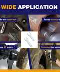 Wide application of Top Shelf Stainless Steel Pneumatic Die Grinder Wrench Set For Ingersoll Rand 301 302 307 308 5102 M2 Air Tools in auto repair.