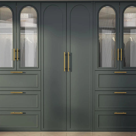 40 Pack 3 Inch Brushed Gold Cabinet Pulls For Kitchen Cabinets And Furniture Hardware Durable Stainless Steel With Brass Finish Easy Install Drawer Handles on dark wood cabinets