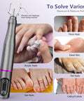 Totally Dope Cordless Nail Drill Kit Featuring Marathon Seven Hour Battery Life And Top Shelf Salon Bits For Effortless Flawless Manicures Whenever You Want with various nail types.