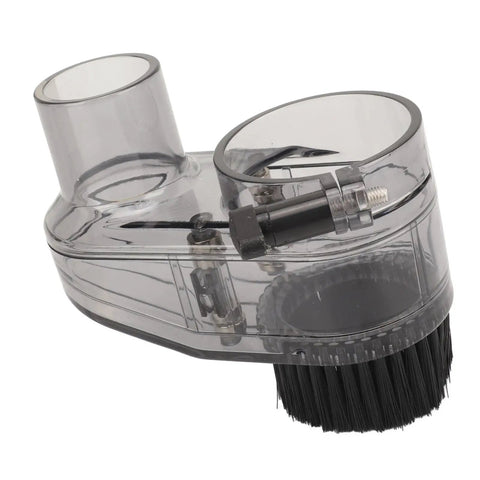 Heavy Duty Cnc Router Dust Shoe Featuring Clear 52Mm Boot And 38Mm Hose Fitment For Everyday Woodshop Work plus transparent design with a brush.