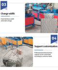 Heavy Duty Wire Mesh Making Equipment For Metal Wire Processing And Mesh Panel Production Pro Grade Steel Fence Fabrication Workshop Projects Construction And DIY Supply, chain-link machine width change