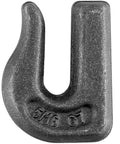 5/16 Inch Weld-On Grade 70 Grab Hook For Flatbed Trailers And Tractors, front view of heavy-duty steel hook for secure load attachment