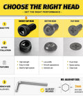 510 Piece M3 Long Screws Kit With Nuts And Washers Seven Sizes From M3x20 To M3x50 Hex Socket Head Cap Screws alloy steel black zinc, head types and 2mm Allen key