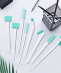 Eight In One Cleaning Brush Set For Tight Spaces With Crevice Bottle Groove Gap Edge Detailing Track Corner And Hole Brushes