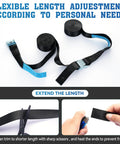 1 Inch By 10 Foot Adjustable Cam Buckle Tie Down Straps Set with cutting scissors and flexible length adjustment