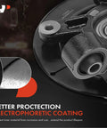Close-up of Rear Right Steering Knuckle And Wheel Bearing Hub Assembly For Ford Explorer 2006-2010, with rust protection coating.