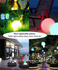 Inflatable Solar Floating Pool Lights Glow Globes 14 Inch Waterproof IP68 LED Lit Color Changing Night Lights For Pool Beach Garden