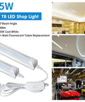 2 Foot LED Shop Light 25W 6500K 3200LM Beast Bright Clear Cover T8 Fixture close-up with linkable feature