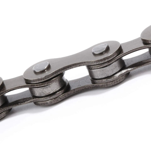 Close-up of heavy-duty steel chain part of Bicycle Freewheel Chain Whip And Cassette Sprocket Remover Tool Set For Bike Repair.