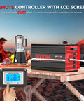 Heavy Duty 5000W Power Inverter 12V Dc To 120V Ac Converter For Rv And Truck 10000W Peak Off Grid Solar System with LCD remote controller.