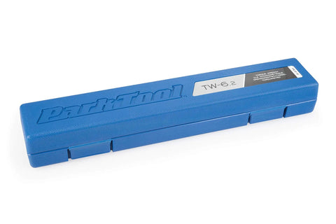 Blue storage case for Ratcheting 3/8-Inch Drive Torque Wrench 10-60 Nm With Dial-Adjust Click System, bike maintenance tool.