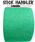 Pro Level Drumstick Grip Tape Four Pack Dark Green Anti Slip Cotton Bands, textured surface for enhanced grip.
