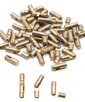 30 Pcs Brass Barrel Hidden Hinges For DIY Jewelry Boxes And Small Cabinets, Mini Hidden Furniture Hinges with solid brass construction