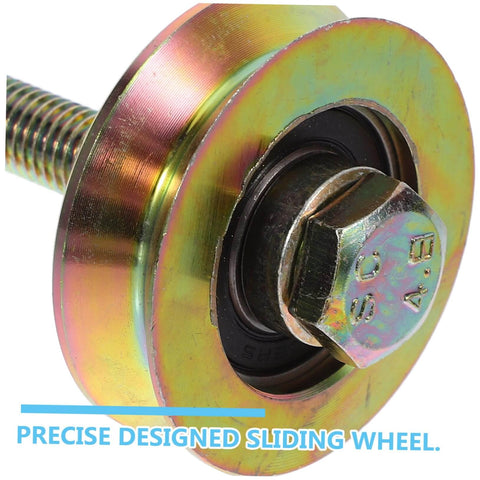 50mm Heavy Duty Sliding Shower Door Rollers With U Shaped Track Replacement Wheels For Industrial Bathroom Doors