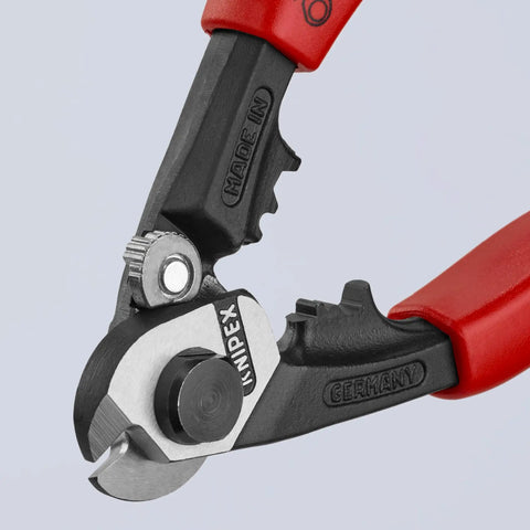 Heavy Duty Wire Rope Cutter And Crimping Tool With Comfort Grip Pro Grade For Double Function Clean Cutting And Precise Crimping