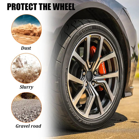 Heavy Duty American Flag Wheel Hub Center Caps 4 Pack, Rustproof Aluminum 2.2 Inch Rim Covers, Protect wheels from dust and gravel.