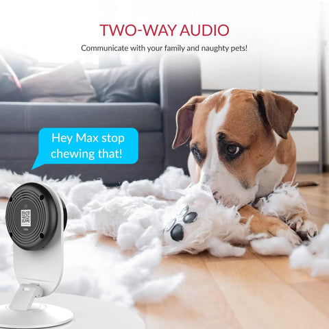 1080p Wi Fi Home Camera Kit With Four Pack Smart Surveillance System Night Vision And 24 Seven Recording Two Way Audio Wide Angle 112 Degree Lens Ideal Baby Monitor And Remote Access For Easy Home Security