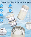 Killer Three In One Breast Milk Chiller And Portable Bottle Cooler With Double Wall Stainless Steel Build for easy nursing storage and feeding.