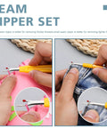 Ultimate All In One Seam Ripper Kit For Sewing And Crafting Enthusiasts Includes 3 Large And 3 Small Seam Rippers Yarn Scissors