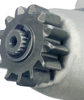 Close-up of gear in Starter Motor Replacement For Toyota Camry Sienna Highlander RAV4 Solara Avalon RX330 RX350 ES330 ES350 NX200t Scion XB TC Pontiac Vibe And Lexus Models Drop In Fit Durable High Performance Auto Starter