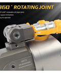 360° rotating joint on No Frills Heavy Duty Square Drive Hydraulic Torque Wrench for versatile connection and operation.