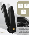 Premium Roof Box Lid Lifter Replacement Hinge For Thule Ascent Pulse Atlantis Hyper Cargo Carrier in black durable plastic.