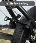 U-brake detail on Freestyle BMX Bike 18 Inch And 20 Inch For Kids Boys And Girls Trick Bicycle For Ages 6 To 12 Hi Ten Steel Frame