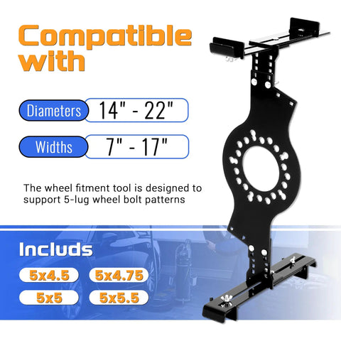 Heavy Duty Wheel Fitment Simulator And Rim Size Mockup Tool Covers 14 To 22 Inch Diameters Guarantees Dead On Fitment Saves Money Before Ordering New Rubber