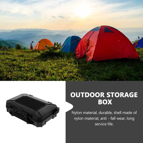 Lightweight Tactical Equipment Case With Double Protection Sponge Built To Last Durable ABS Hard Case beside outdoor tents
