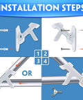 Installation steps for heavy duty aluminum flag pole holder for outdoor walls rustproof wall mount bracket with stainless hardware.