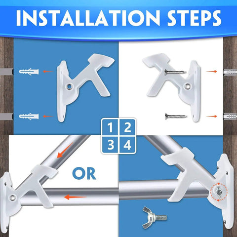 Installation steps for heavy duty aluminum flag pole holder for outdoor walls rustproof wall mount bracket with stainless hardware.