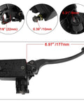 Beefed Up Seven Eighths Inch Hydraulic Front Right Brake Master Cylinder Replacement For Honda ATVs detail view
